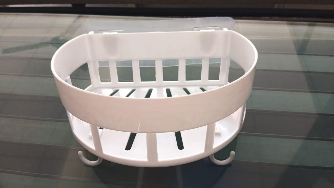 Bathroom Shelves with Hooks (Pack of 2)